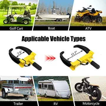 Universal Wheel Lock - Heavy Duty Security Tire Lock