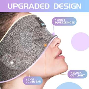 Sleep Headphones Wireless Bluetooth Headband - Ultimate Comfort