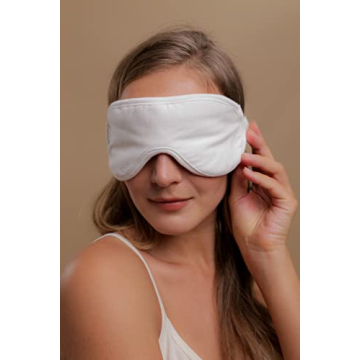 Cottonique Organic Cotton Sleep Eye Mask for Sensitive Skin