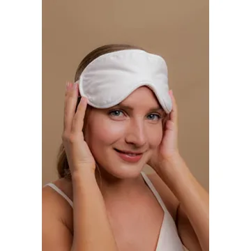 Cottonique Organic Cotton Sleep Eye Mask for Sensitive Skin