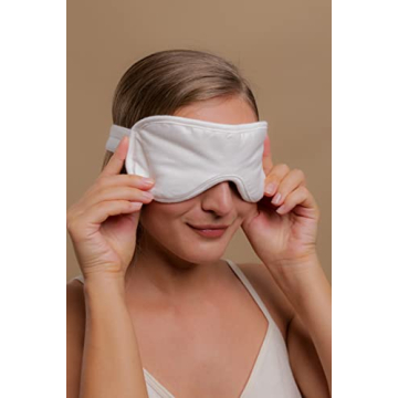 Cottonique Organic Cotton Sleep Eye Mask for Sensitive Skin