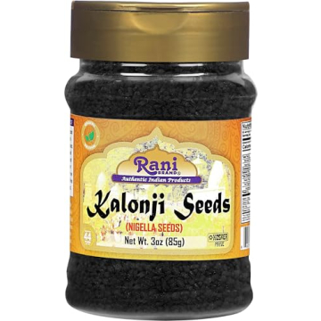 Rani Kalonji (Black Seed, Nigella Sativa, Black Cumin) Seeds 3oz (85g) PET Jar ~ All Natural | Glute...