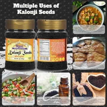 Rani Kalonji Seeds - Natural, Vegan, Gluten-Friendly, 3oz Jar