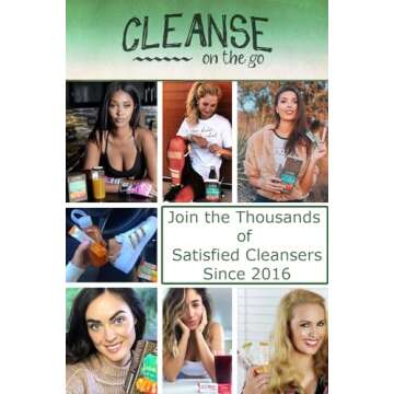 CLEANSE on the go - 3 Day Juice Cleanse - Just Add Water - 21 Powder Packets
