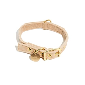 Found My Animal - Luxe Velvet Pet Collar with Brass Buckle, Made in USA