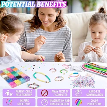 4000 White Clay Beads for Effortless DIY Jewelry Making