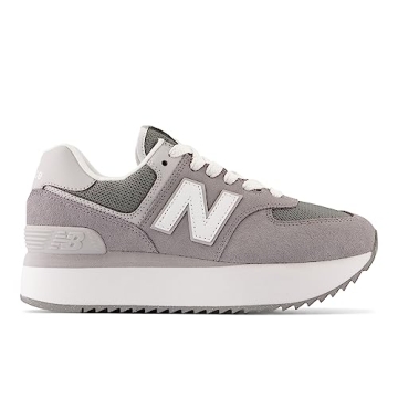 New Balance Women's 574+ Sneakers - Stylish & Comfortable Grey Sneakers