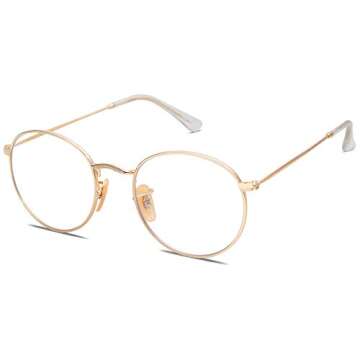 SOJOS Blue Light Blocking Computer Glasses Round Eyewear Anti Blue Light Lens Preppy Chic SJ5024 wit...