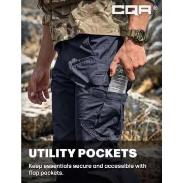 CQR Men's Tactical Pants for Outdoor and EDC Use