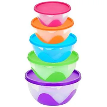 Southern Homewares Stackable Plastic Food Containers Set