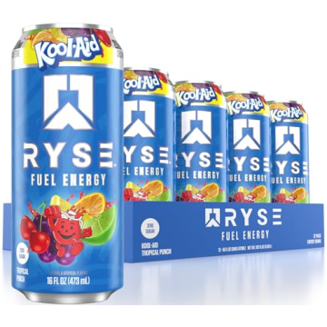 RYSE Fuel Sugar Free Energy Drink | Vegan Friendly, Gluten Free | No Fillers & No Artificial Colors ...