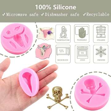ZiXiang Bull Head Silicone Molds Set for Creative Baking