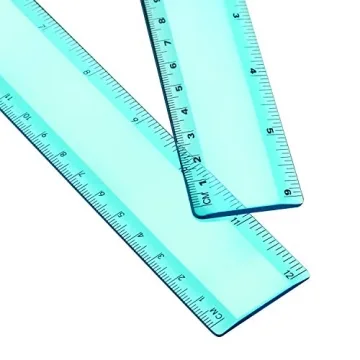Vibrant Green Plastic Ruler Set for Accurate Measurements