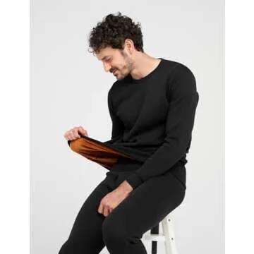 LAPASA Men's Thermal Underwear Set for Extreme Cold Weather