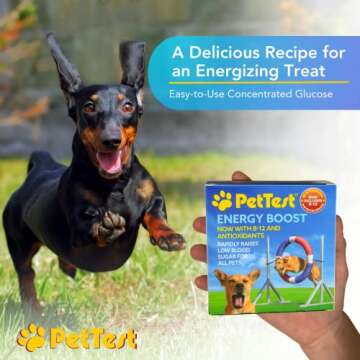 PetTest Energy Boost for Diabetic Dogs & Cats - 3x10ml Tubes