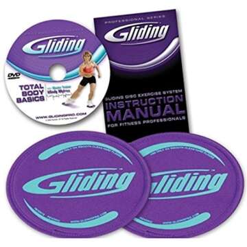 Fitness First Glider Exercise System - Group Kit for Hardwood Floors