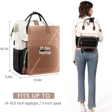 LOVEVOOK Stylish Laptop Backpack for Women