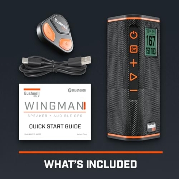 Wingman Golf GPS Speaker with Premium Audio & GPS