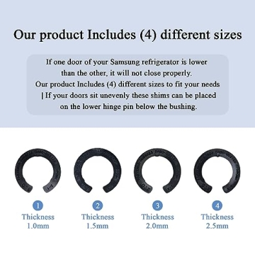 Refrigerator Door Height Adjustment Kit for Samsung