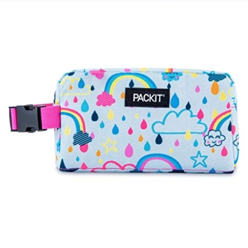 PackIt Freezable Snack Box - Rainbow Sky, Eco-Friendly & Collapsible