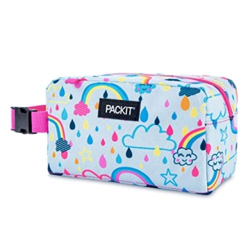 Eco-Friendly PackIt Freezable Snack Box in Rainbow Sky