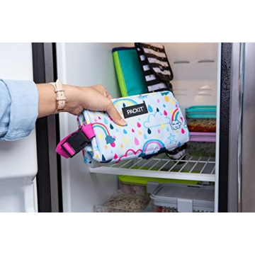 Eco-Friendly PackIt Freezable Snack Box in Rainbow Sky
