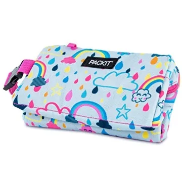 Eco-Friendly PackIt Freezable Snack Box in Rainbow Sky
