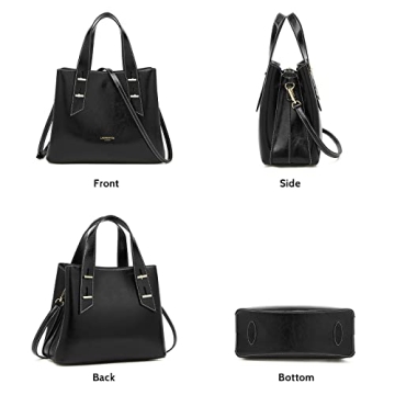 Stylish LAORENTOU Leather Crossbody Handbags for Women
