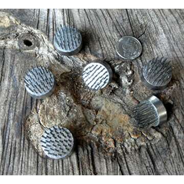 JWL HAWNKOA PRODUCTS Kenzan Ikebana Flower Arranger Holder Pin Frog 23mm (7/8") (12 Items)