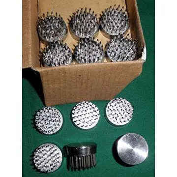 JWL HAWNKOA PRODUCTS Kenzan Ikebana Flower Arranger Holder Pin Frog 23mm (7/8") (12 Items)