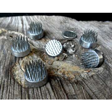 JWL HAWNKOA PRODUCTS Kenzan Ikebana Flower Arranger Holder Pin Frog 23mm (7/8") (12 Items)