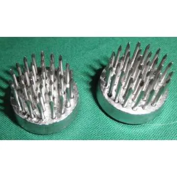 JWL HAWNKOA PRODUCTS Kenzan Ikebana Flower Arranger Holder Pin Frog 23mm (7/8") (12 Items)