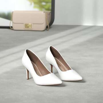 DREAM PAIRS Women's Stylish 3" High Stiletto Heels for Weddings and Work