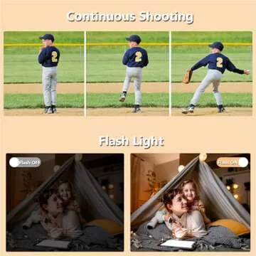 4K Digital Camera for Photography 48MP with WiFi 2 Batteries 32G TF Card,Vlogging Camera 18X Digital Zoom Auto Focus,Cameras Built in Microphone and Speaker