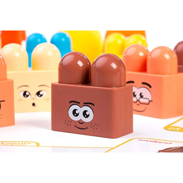 Miniland Family Diversity Blocks Game for Kids 3-6 Years