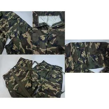 Vakkest Women's Camo Cargo Pants Workout Jogger High Waist Lightweight Hiking Outdoor Stretch Loose Sweatpants with Belt