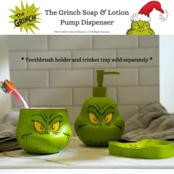 Grinch Holiday Dispenser - 18.28 Oz Fun Collectible