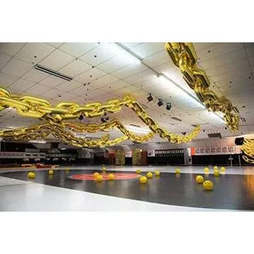Giant 90s Party Balloon Chain - Durable & Reusable
