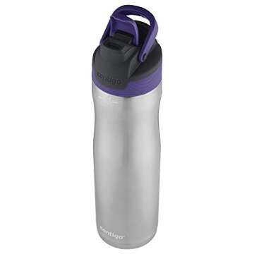 Contigo AUTOSEAL Chill Stainless Steel Water Bottle, 24 oz, SS Grapevine