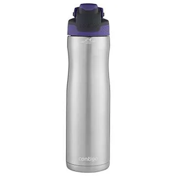 Contigo AUTOSEAL Chill Stainless Steel Water Bottle, 24 oz, SS Grapevine