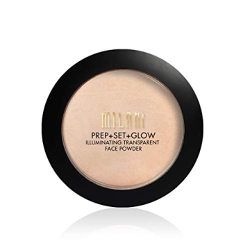 Milani Prep + Set + Glow Illuminating Transparent Face Powder (0.3 Ounce) Vegan, Cruelty-Free Primer...