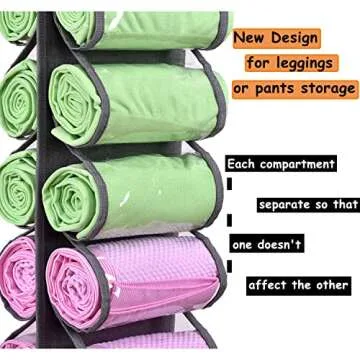 Ultimate 24 Leggings Storage Organizer - Space Saving Design