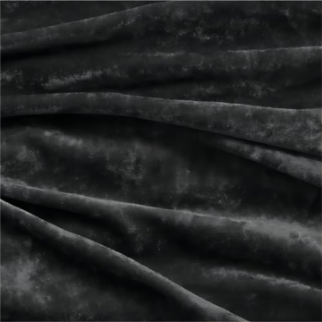 Elegant Black Velvet Table Runner for Weddings and Events