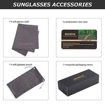 DUSHINE Polarized Sunglasses Stylish UV Protection