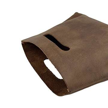 Hide & Drink Minimalist Handbag for Women - Leather Tote Bag