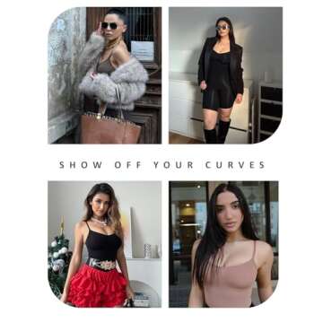 FeelinGirl Full Body Shaper for Women Plus Size Tummy Control Shapewear Bodysuit Butt Lifter Shaper ...