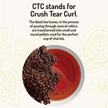 Tea India CTC Assam Loose Leaf Black Tea Strong, Full-Bodied Flavorful Blend Of Premium Black Tea Ma...