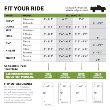 Napier Backroadz Truck Tent for Comfortable Camping