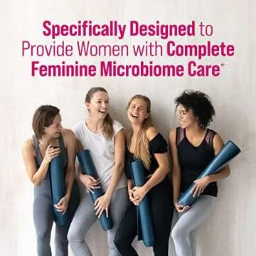 Culturelle 4-in-1 Probiotics for Women, Daily Probiotic & Prebiotic Supplement to Support Vaginal Health, Digestive Health, Immune Health, Occasional Diarrhea, Gas & Bloating Relief, Non-GMO, 30 Count