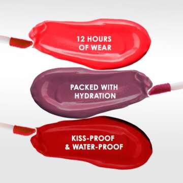 NATASHA MOOR: Molten Matte Liquid Lipstick - Long-Lasting, Hydrating, Matte Finish with Moisturizing Vitamin E - Waterproof, Kiss-Proof, Cruelty-Free - 12-Hour Stay Power - ALTER EGO